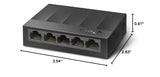 Litewave 5 Port Gigabit Ethernet Switch | Desktop Ethernet Splitter | Unshielded Network Switch | Plug & Play | Fanless Quiet | Unmanaged (Ls1005G)