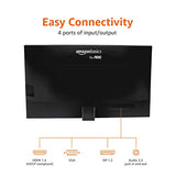 Basics 24-Inch Full Hd Ips Monitor, 75 Hz, 1080P, Hdmi, Display Port And Vga Input, Adjustable Stand, Vesa Compatible, Built-In Speakers For Office And Home, Black