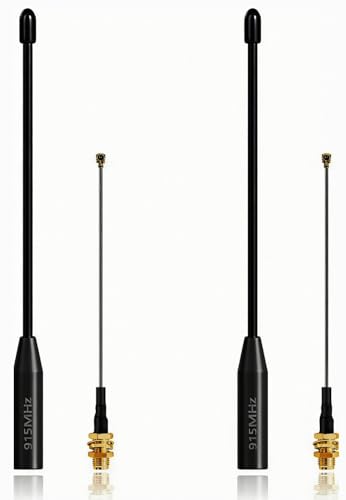 (Black) Long Range Meshtastic 915MHz LoRa Whip Antenna for ESP32 LoRa V3&V4 RAK Meshtastic Development Board Module Devices (2 Sets),