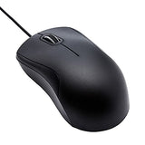 Basics 3-Button Usb Wired Mouse With Precision Scroll Wheel, 1000 Dpi, Ergonomic Grip, Plug And Play, 6-Foot Cable, Black
