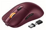 Bluetooth Wireless Mouse, Usb C Mouse, Em15 Rechargeable Compact Portable Type C Wireless Mice For Laptop, Tablet, Pc, Windows, Mac Os-Red