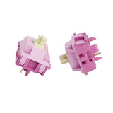 V3 Creamy Purple Pro Keyboard Switch For Mechanical Gaming Keyboard, 5-Pin 30Gf Tactile Switches Pre-Lubed Key Switches(45Pcs)