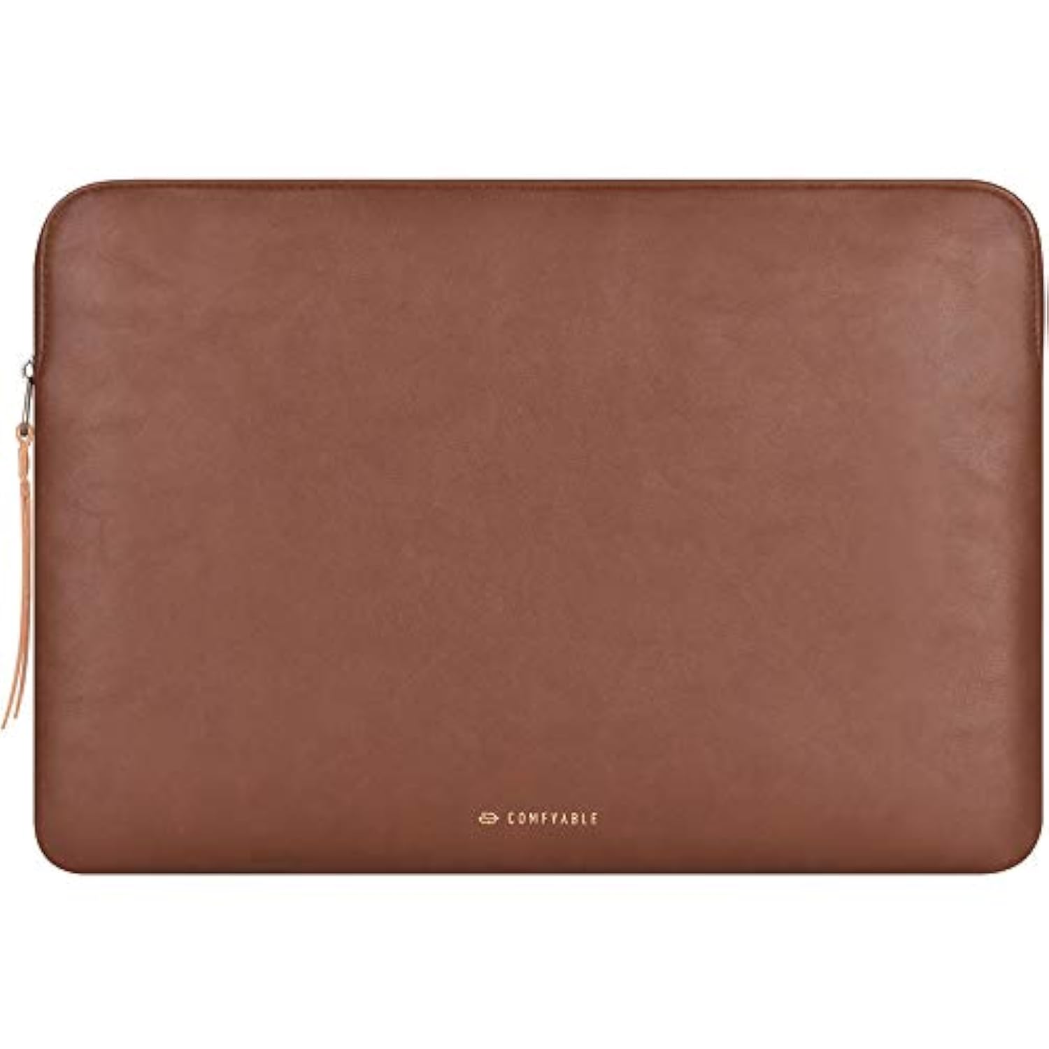 Slim Protective Laptop Sleeve Compatible With 13/13.3/14 Inch Macbook Air & Macbook Pro, Mac Travel Case, Laptop Pouch, Slim Pu Leather Cover M4/M3/M2/M1 2025-2021, Brown