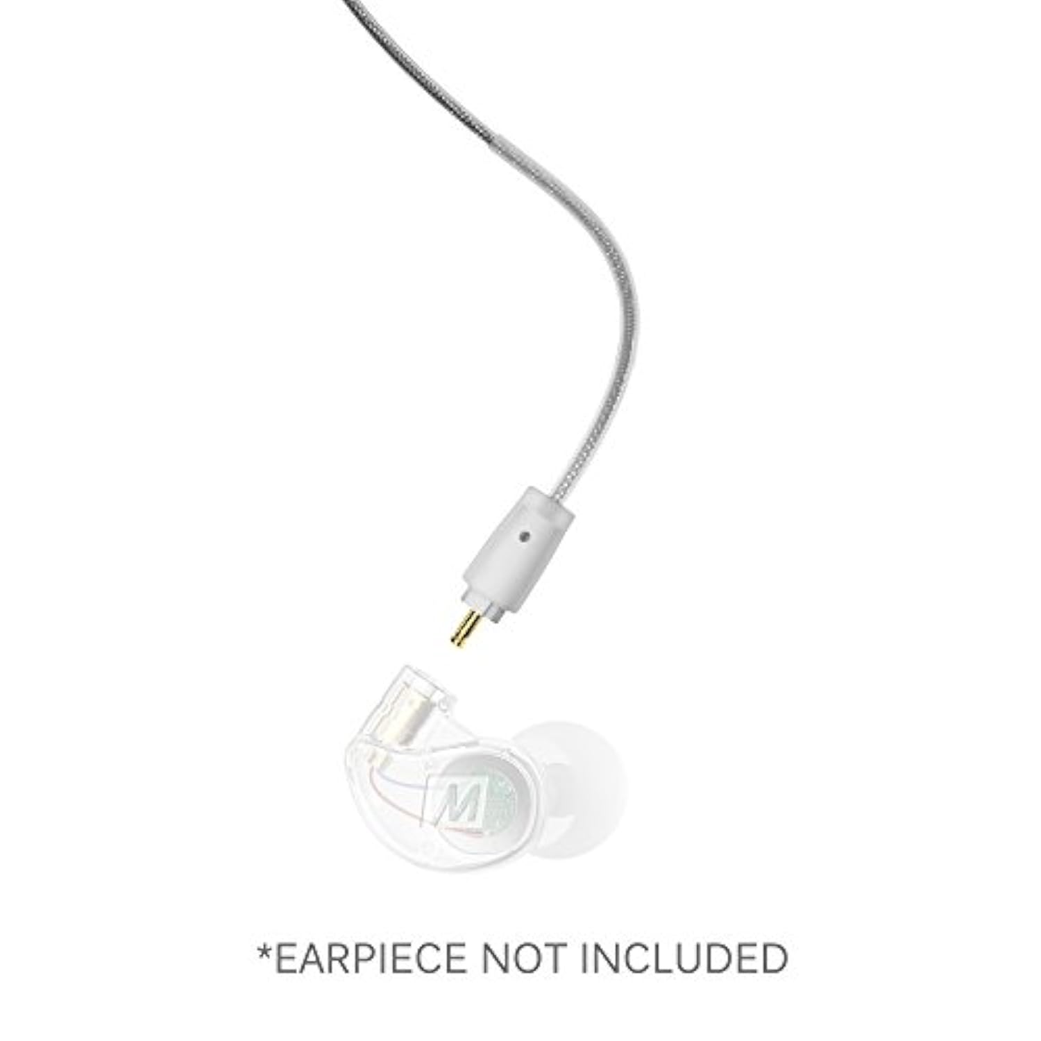 MEE audio MX PRO Series and M6 PRO Replacement Stereo Audio Cable (Clear), 51 in