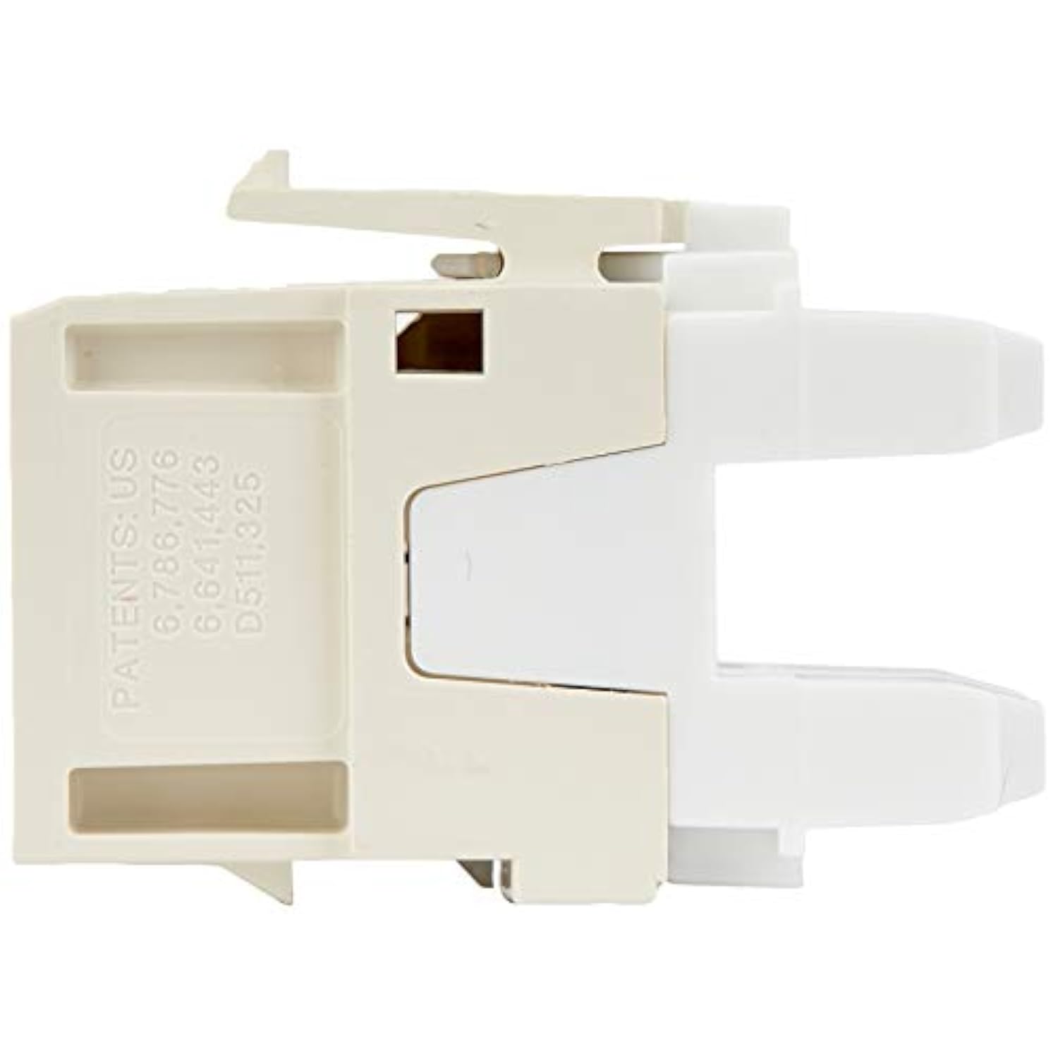 Leviton 61110-BT6 eXtreme 6+ QuickPort Connector, CAT 6, Light Almond, 25-Pack