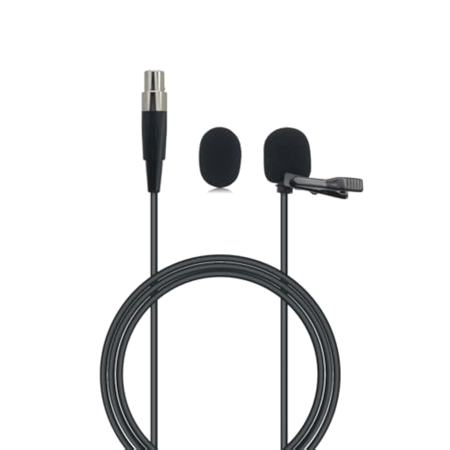 Xlr Lavalier Microphone Replacement For Akg Samson Wireless Transmitter, Phenyx Pro Mic - Lav Lapel Clip, Wearable, Ta3F Plug