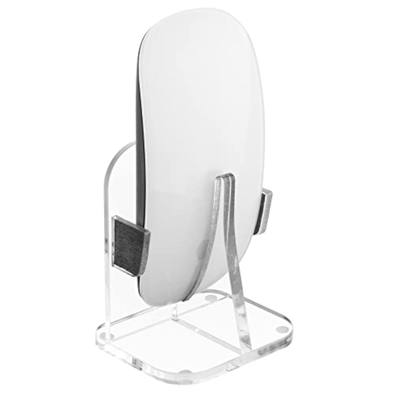 Acrylic Vertical Mount Stand Base For Charging Apple Magic Mouse 1 & 2 - Magic Mouse Storage Holder (Charger Cable Not Included)