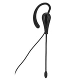 Headset With Mic Noise Cancelling, Single Ear Hook Type Headset For Call Center, Wire Headphone Computer Ear Hook Earpiece Support Volume Adjustment (Type-C)