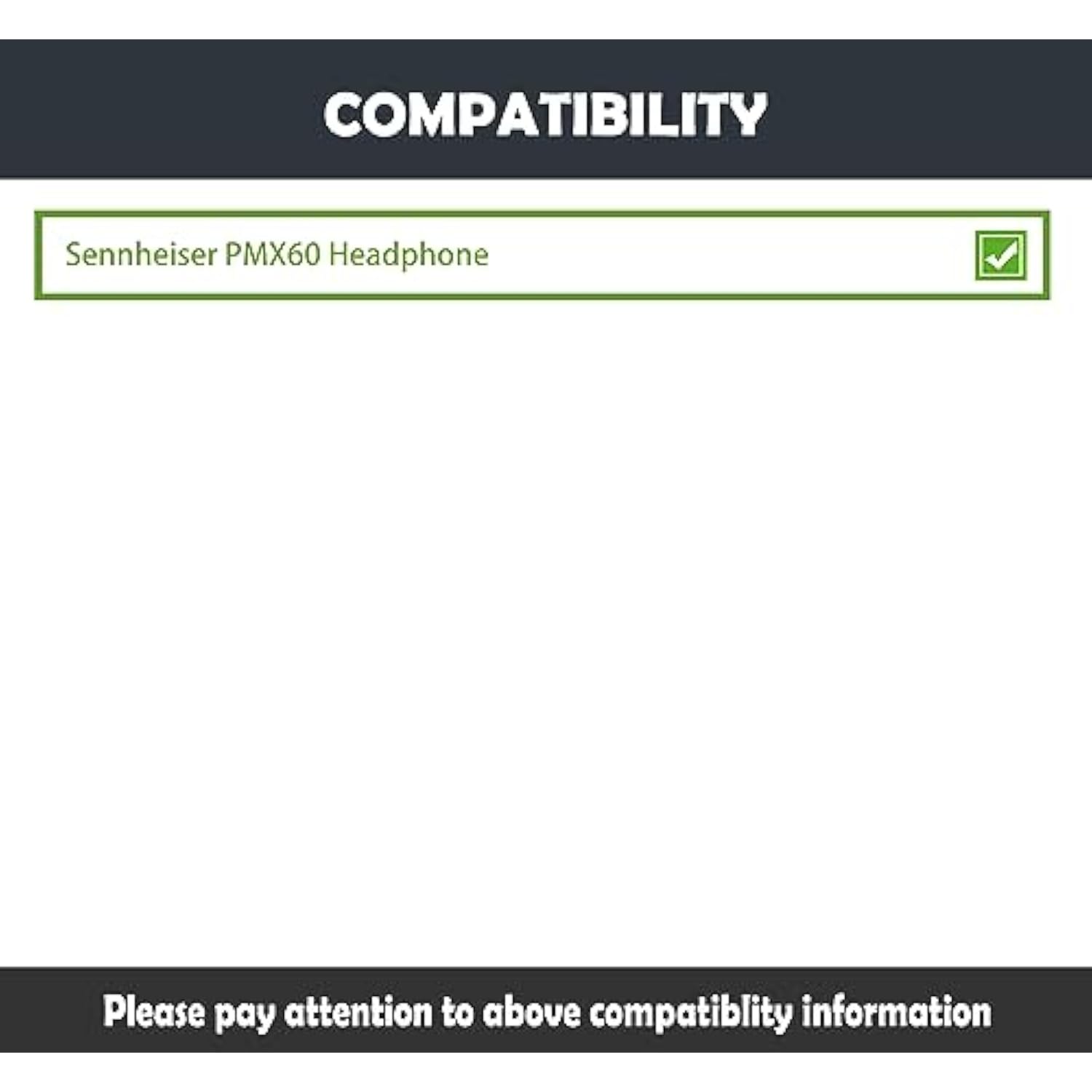 Replacement Earpads Cushion Compatible With Sennheiser Pmx60,Pmx 60 Headphones Premium Ear Pads With Softer Protein Leather/Memory Foam