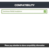 Replacement Earpads Cushion Compatible With Sennheiser Pmx60,Pmx 60 Headphones Premium Ear Pads With Softer Protein Leather/Memory Foam