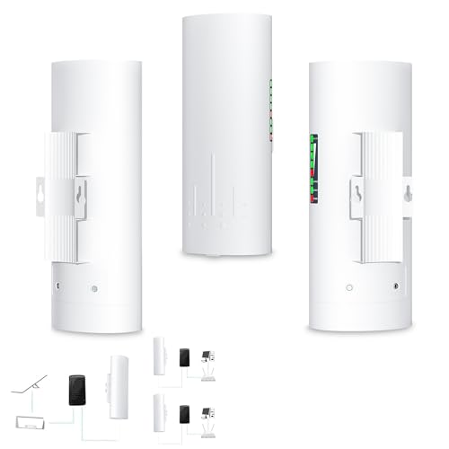 Point To Point Starlink Internet Outdoor Long Range Transmission For Gen 3 Router, Starlink Wifi Extender, 5.8Ghz 3Km With 16Dbi High Gain Antenna, 2 Pack (100Mbps-3Pack)
