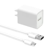 Replacement 10Ft Adapter Charging Power Cord Fit For Arlo Pro/Pro2, Arlo Q, Arlo Go Indoor Camera, Wyze Cam Pan V3 V2, Yi Home Camera Oculus Go, Kasa Cam Usb A Wall Charger Power Supply Adapter Cord