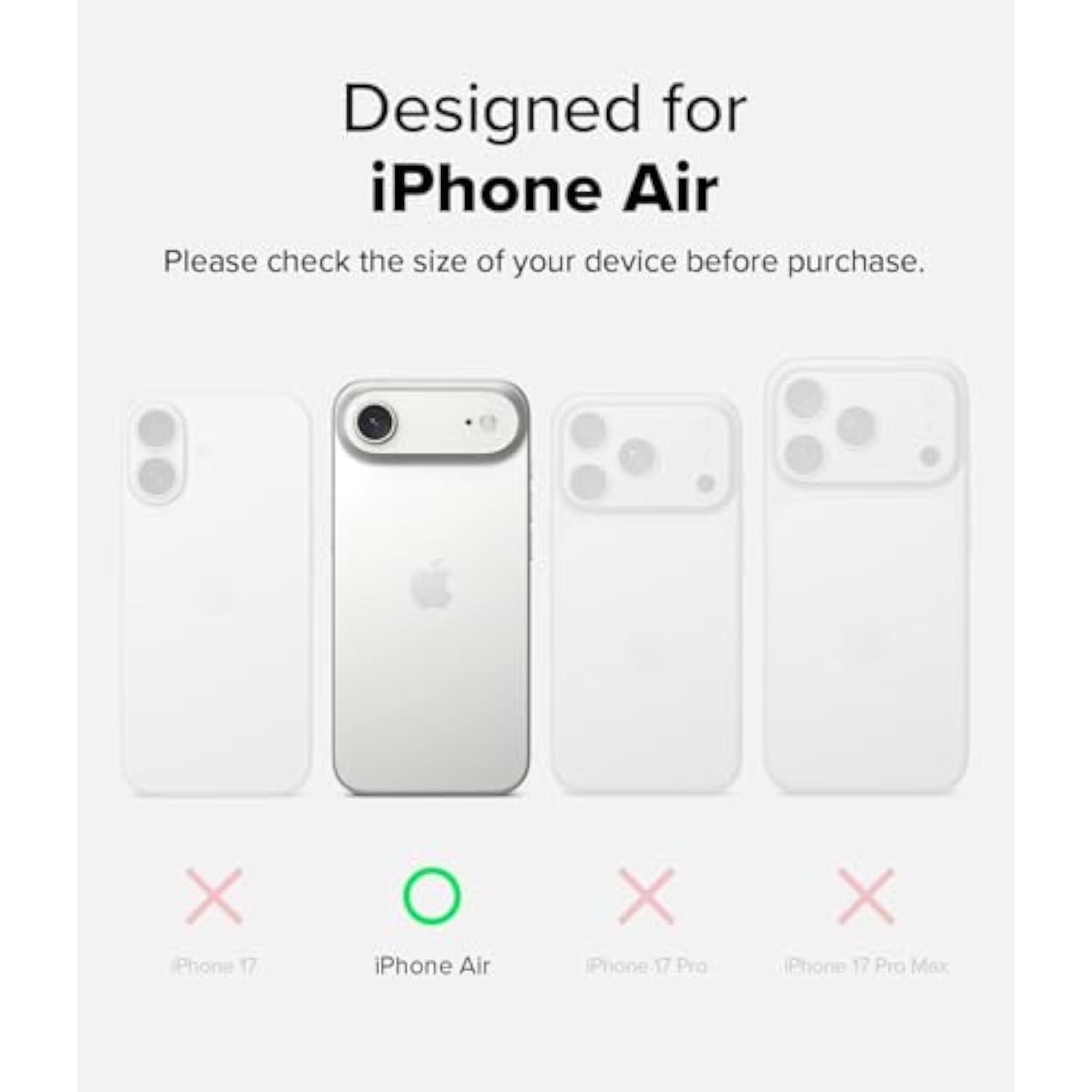 Ringke Camera Glass [Multi-Layer Protection] Compatible with iPhone Air Camera Lens Protector, Case Friendly Tempered Glass Cover - 2 Pack