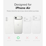 Ringke Camera Glass [Multi-Layer Protection] Compatible with iPhone Air Camera Lens Protector, Case Friendly Tempered Glass Cover - 2 Pack