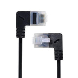 Cablecc Ultra Slim Cat6 Ethernet Cable Rj45 Right Angled Utp Network Cable Pat