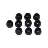 10 Pairs Small Silicone Replacement Earbud Tips (Black)