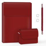 12-13.3" Laptop Sleeve, Thin Pu Leather Portable Laptop Bag Compatible With Macbook Air 13 2018-2022 (M2 A2681 M1 A2337), Compatible With Macbook Pro 13 2016-2022 (M2 A2686 M1 A2338 A2251 A2289 A2159)