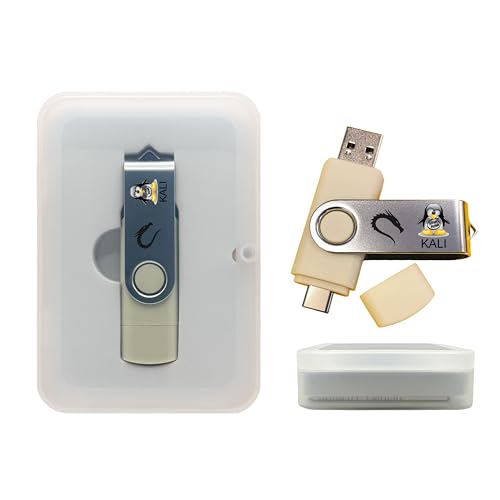 Kali Linux Bootable Usb Flash Drive For Pc Cybersecurity & Ethical Hacking Operating System Run Live Or Install (Amd64 + Arm64) Full Penetration Testing Toolkit With 600+ Security Tools