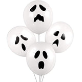 100Pc Halloween Ghost Balloons – 12" Latex Balloons for Party Decorations