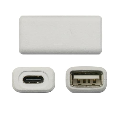Type-C To Usb Extension Port Adapter Replacement For Logitech G502X G502X Plus G715 G Pro X Superlight 2 3 Wireless Gaming Mouse (White)