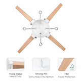 Christmas Tree Stand For Live Tree 8Ft, Metal And Beech Hardwood Christmas Tree Holder With Spike For Fresh Tree, Tree Base For Real Tree, Arch Design, Seasonal Decor (White)