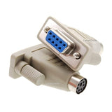 Cablesonline 2-Pack Ps/2 Minidin6 Female To Db9 Serial Female Mouse Adapter, Ad-M01-2