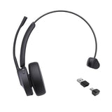 BH70 Mono Teams Wireless Headset with Mic for Work, Microsoft Teams Certified Bluetooth Headphone for 35h Calling, 91g All-Day Wearing Comfort,