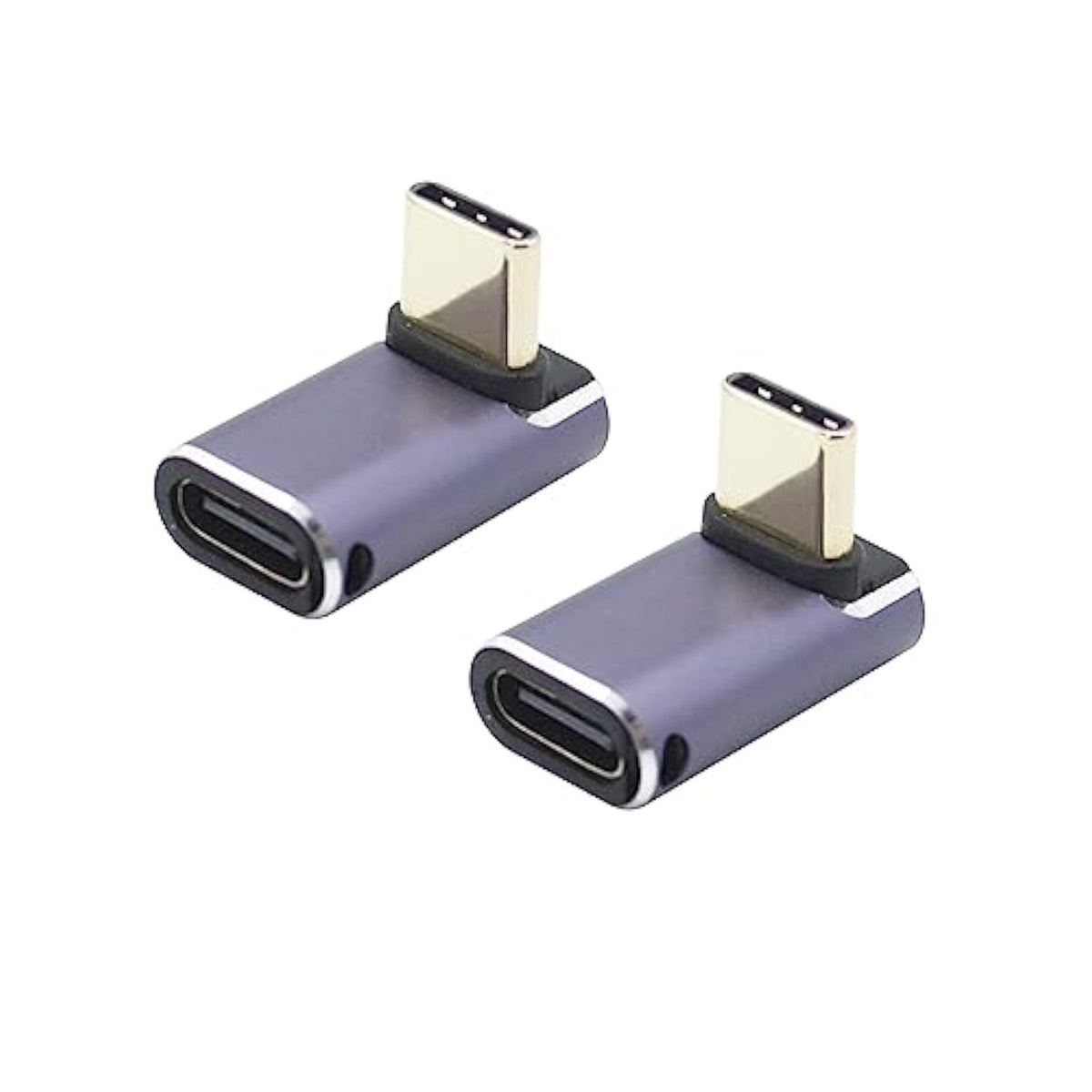 Right Angle Usb C Adapter 240W, 90 Degree Usb C Male To Female Adapter, Type C