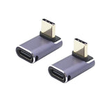 Right Angle Usb C Adapter 240W, 90 Degree Usb C Male To Female Adapter, Type C