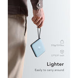 Portable Charger With Built-In 4 Cables, 20000Mah Battery Pack Charger Portable Pd 20W Fast Charging, Power Bank For Iphone 16 15 14 13 12 11 X Samsung Galaxy Series Android Phone,Blue(1Pack)