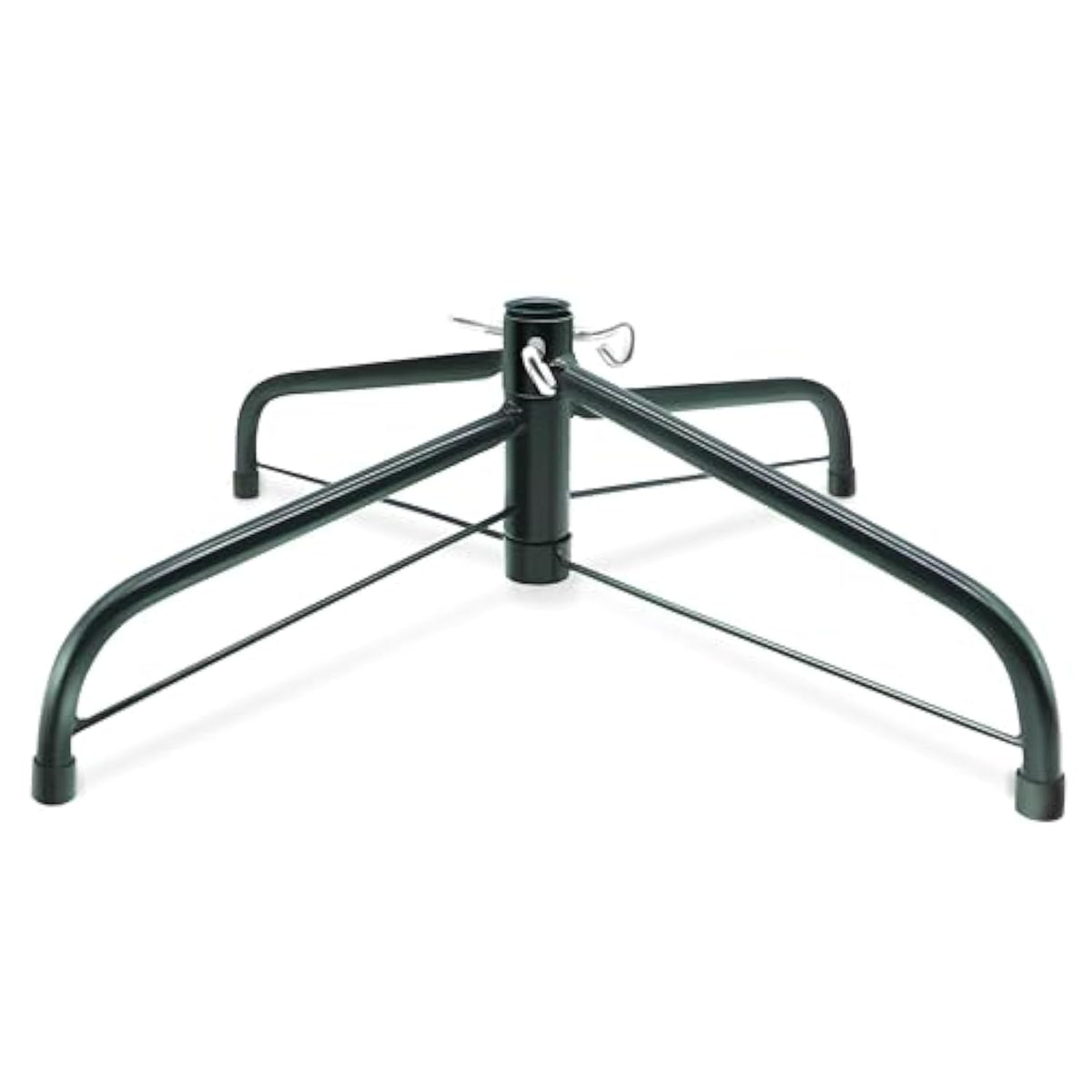 16” Christmas Tree Stand For Artificial Trees, Foldable Metal Xmas Tree Stand, Replacement Fake Christmas Tree Holder Base For 2 Ft To 7 Ft Trees, Fits Tree Poles Up To 0.86”