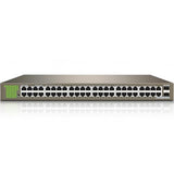 Teg1050F, 48 Port Gigabit Switch, Unmanaged Ethernet Switch With 48 Gigabit Ports & 2 Sfp Slots, Plug & Play, Desktop/ Rack-Mount, Fanless & Metal Design, Limited Protection