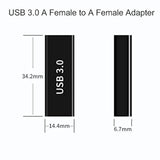 3 Pack Usb 3.0 Adapter, Usb-A Male To Female, Male To Male And Female To Femal