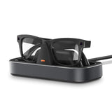 Charging Station for Meta Ray-Ban Glasses - Wayfarer, Skyler, Headliner & Oakley Meta HSTN Charger with LED Indicator (Gray)