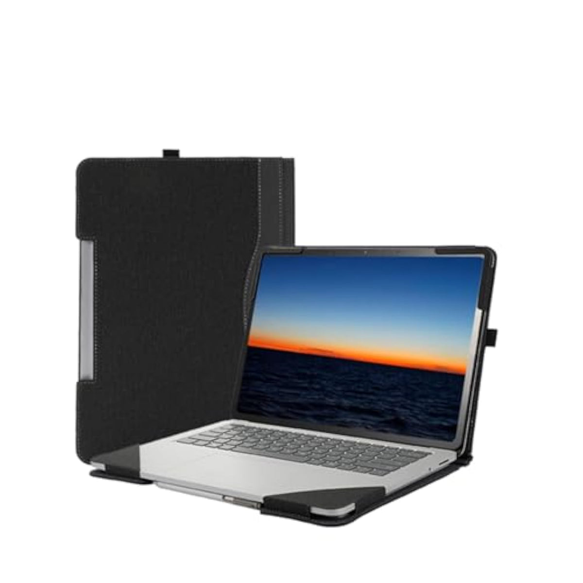 Laptop Case Cover For Microsoft Surface Laptop Studio 1 & 2 14.4 Inch Detachable Notebook Sleeve Computer Bag Ultrabook Pu Shell (Dark Grey)