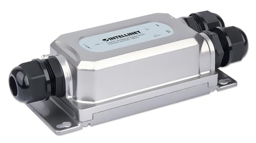 Intellinet Outdoor Vandalproof Gigabit Media Converter And Poe+ Injector 30W Max Output, 1 1000Base-X Sfp Port, 1 10/100/1000 Rj45 Port, Ip67 & Ik10 Rated 3 Yr Mfg 509213