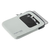 Eagle Creek Pack-It E-Tools Laptop Sleeve for Protecting Tech - External Zippered Mesh Pocket - Impact Resistant - Soft Fleece Lining - Easy Carry Attachment Loops - Storm Grey - 12”