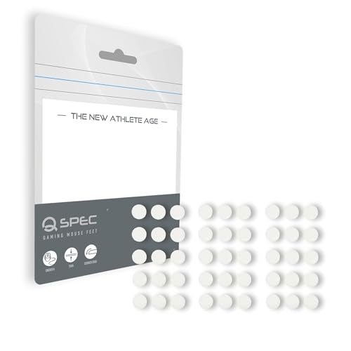 Ptfe Mouse Skates Universal Fit, Rounded Edges, 100% Ptfe 45 Pcs (45 × 5 Mm) Suruga Ptfe