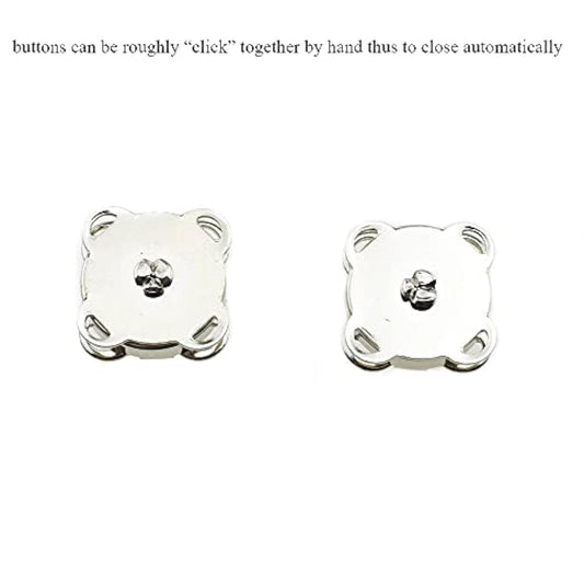 14.8Mm Length Magnetic Buttons Close Effortlessly Strong Bond Manageab