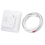 Home Nonprogrammable Thermostats, Radiant Floor Heating Temperature Manual Controller 110-120V Ac 16A 4 Wire (Degrees Fahrenheit °F)