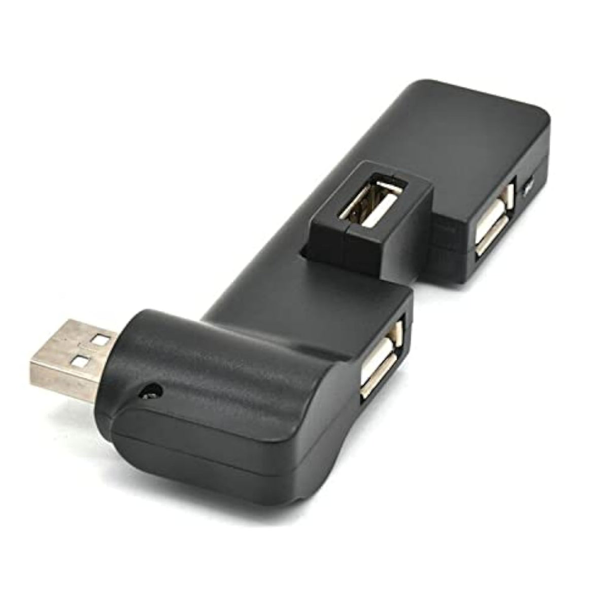 Mini Usb 2.0 Hub 4 Port Usb Hub,[90°/180° Degree Rotatable] Usb Hub Usb Extens
