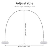 Adjustable 9FTx10FT Balloon Arch Kit Stand for Wedding Baby Shower Birthday Photo Backdrop