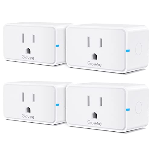Smart Plug 15A, Wifi Bluetooth Outlets 4 Pack Work With Alexa And Google Assistant, Wifi Plugs With Multiple Timers, Home App Group Control Remotely, No Hub Required, Etl&Fcc Certified