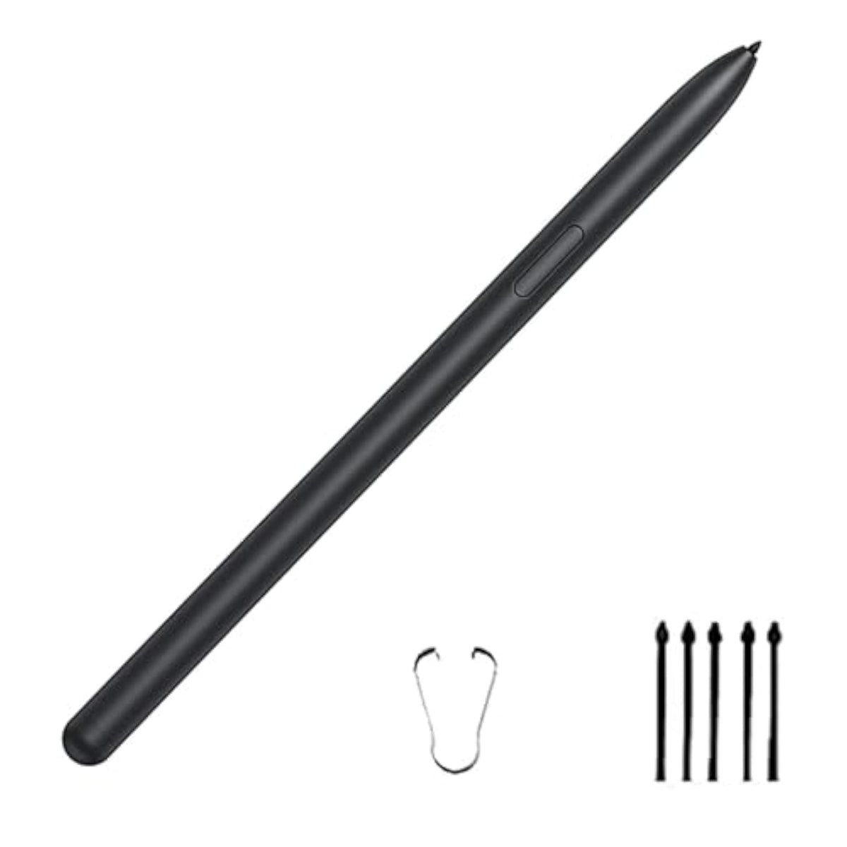 Mystic Black Tab S7 Fe Pen For Samsung Galaxy Tab S7 Fe S Pen Stylus Pen Replacement + Free 5 Tips For Samsung Galaxy Tab S7 Fe Stylus S Pen
