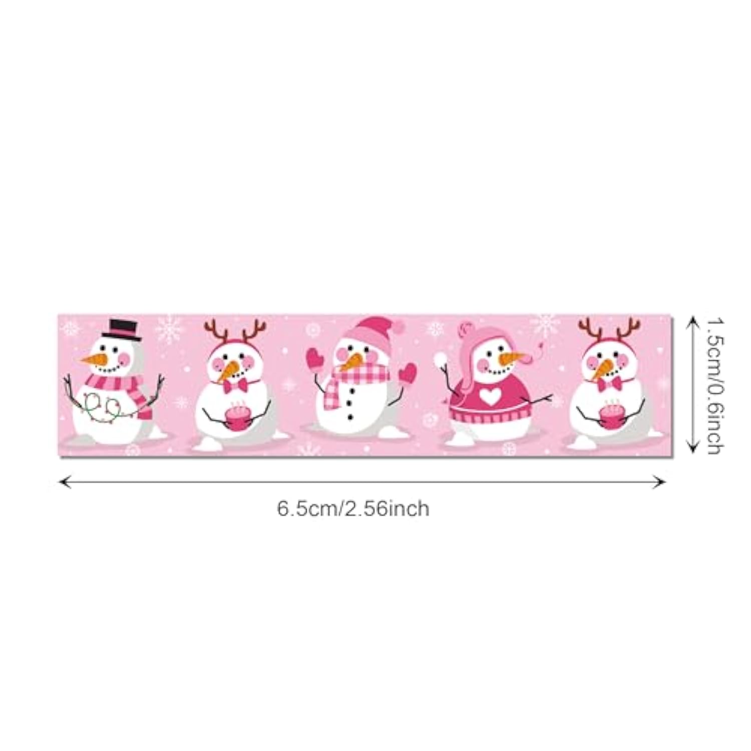 12 Rolls Pink Christmas Washi Tape Christmas Tree Snowman Santa Claus Snowflake Candy Cane Patterned Masking Tape For Scrapbook Journal Gift Wrapping Craft Supplies