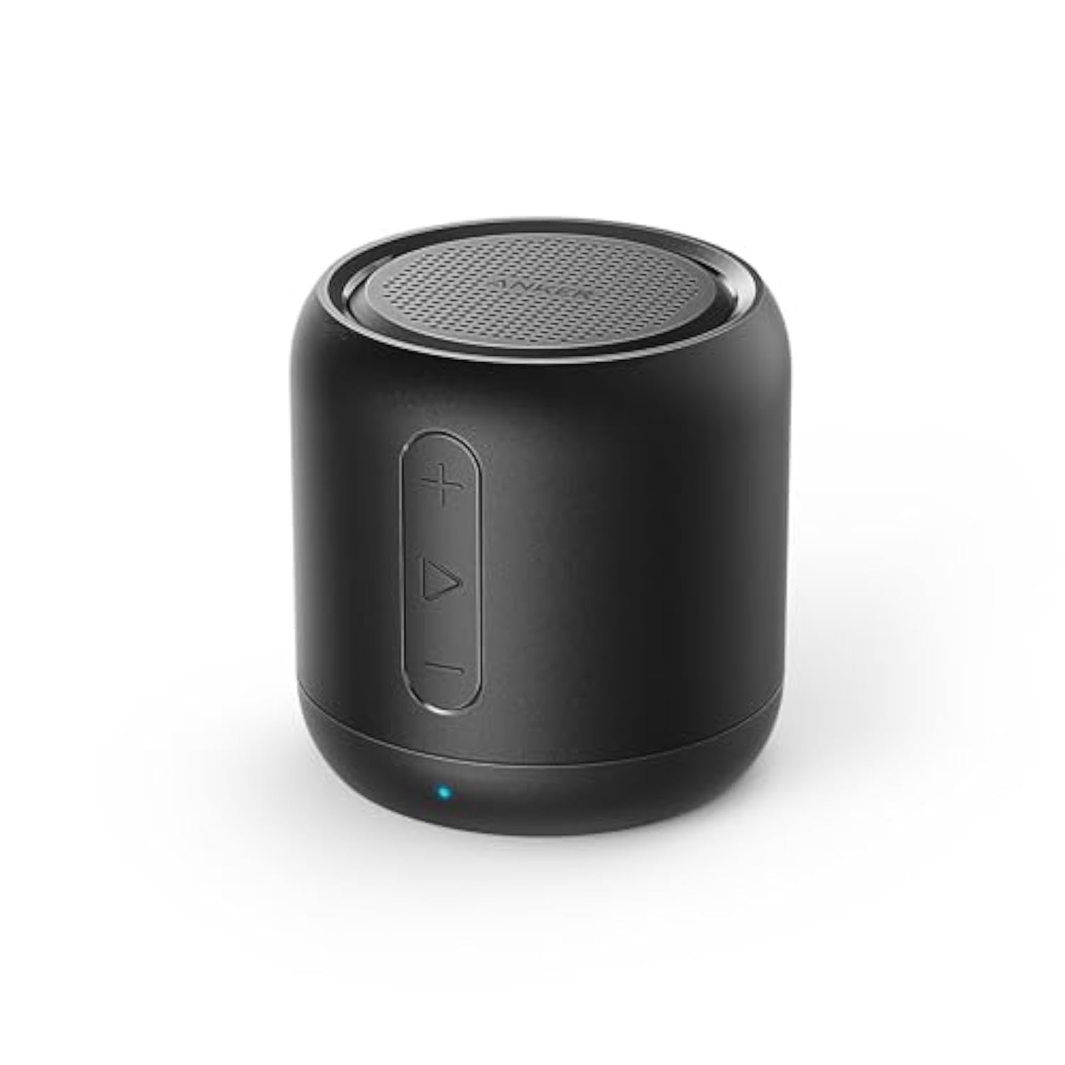 Soundcore Anker Mini, Super-Portable Bluetooth Speaker with FM Radio, 15-Hour Playtime, 66 ft Bluetooth Range, Enhanced Bass, Noise-Cancelling Microphone for Leisure and Work Use