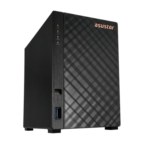 Drivestor 2 Gen 2 As1202T, 2 Bay Nas, Quad-Core 1.7Ghz Cpu, 2.5Gbe Port, 1Gb Ddr4, 3 Usb 3.0, Network Attached Storage For Personal And Home Cloud Backup (Diskless)