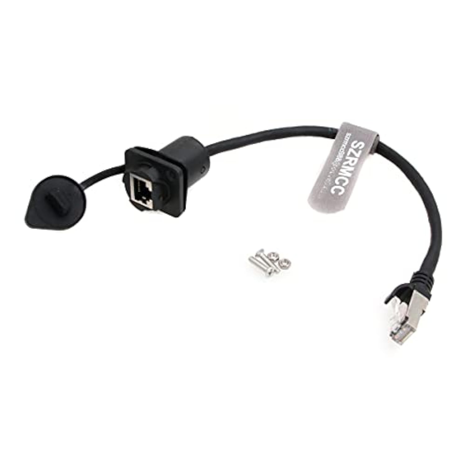 Waterproof Rj45 Male To Female Connector Panel Mount Lan Ethernet Extension Ca