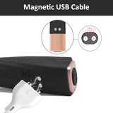 Magnetic USB Charger Cable 5mm Replacement Charging Cord for Toys, Massager, Cleanser - 2 Pack (1 Single Polarity &1 Double Polarity)