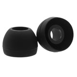 Replacement Ear Tips For Jbl Endurance Run 2 Wired Headphones, Soft Silicone Tips, 9 Pairs (S/M/L) Black